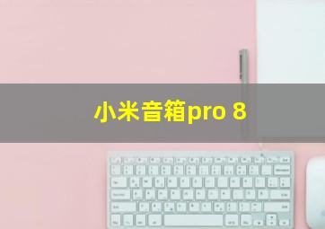 小米音箱pro 8